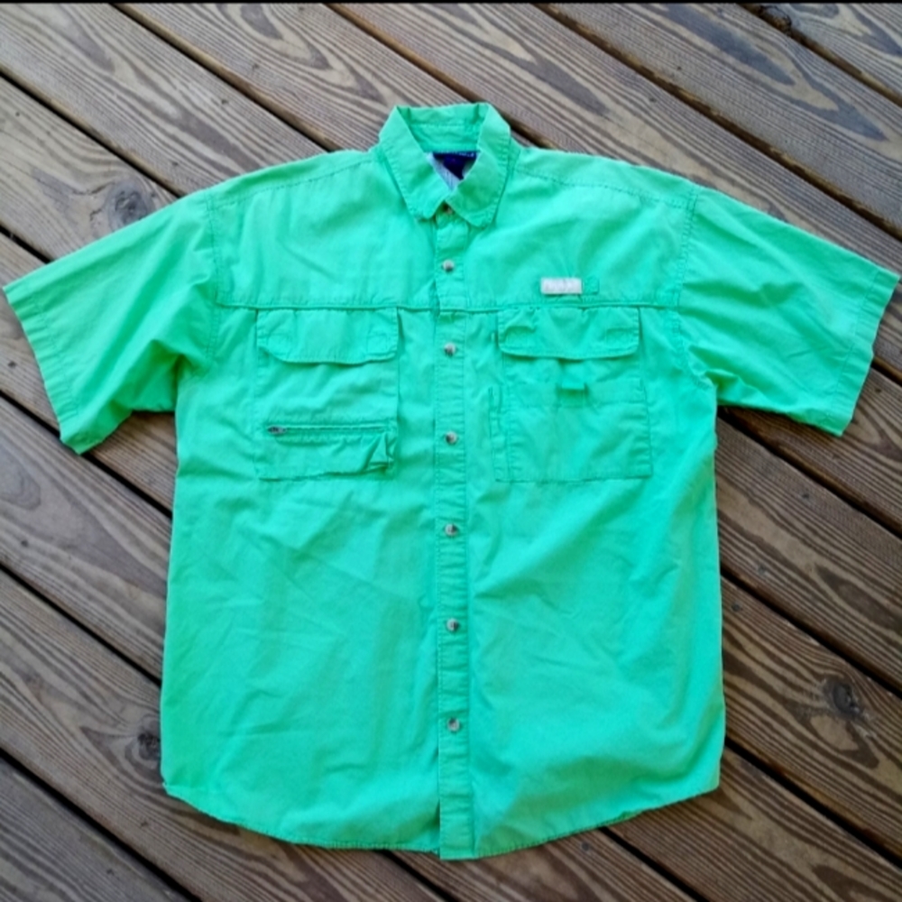 Reel Legends vented performance fishing shirt mens size L/XL